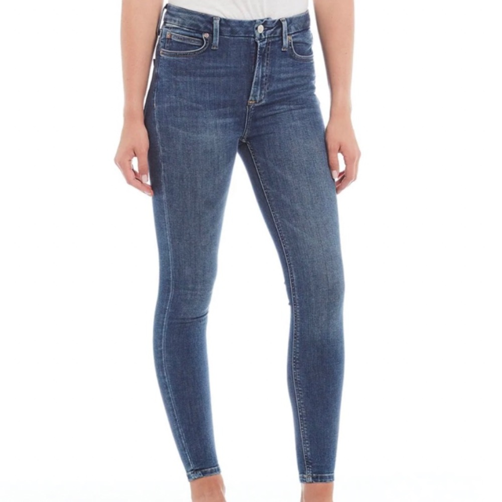 Free People Montana Skinny Jeans in Lake Blue